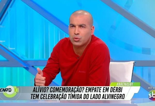 Imagem da noticia Sheik desaprova comemoração do empate em Corinthians x Palmeiras: "Tá errado!"