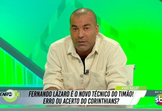 Imagem da noticia Sheik e Benja aprovam técnico do Corinthians, e Mano diz: "Desce o sarrafo"