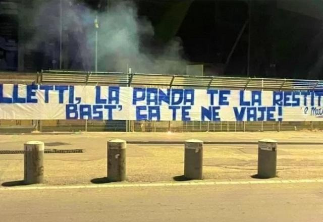 Imagem da noticia Torcida rouba carro do técnico do Napoli e diz que só devolverá após demissão