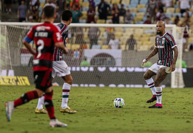 Imagem da noticia Felipe Melo é expulso, e Fla-Flu na Copa do Brasil termina empatado sem gols
