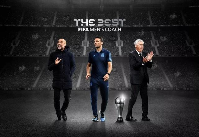 Imagem da noticia Guardiola, Scaloni e Ancelotti disputam prêmio Fifa The Best