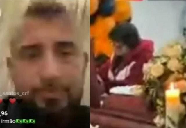 Imagem da noticia Flamengo: Vidal acompanha funeral do pai por videoconferência