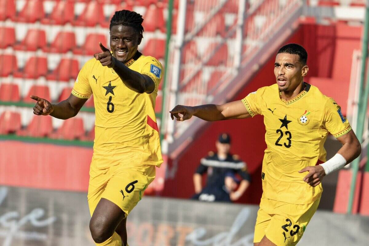 Imagem da noticia Gana goleia rival e se aproxima de vaga para a Copa de 2026