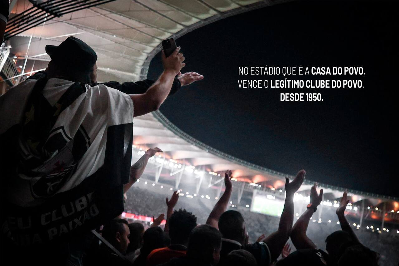 Imagem da noticia Vasco provoca Fluminense: "Venceu o legítimo clube do povo"