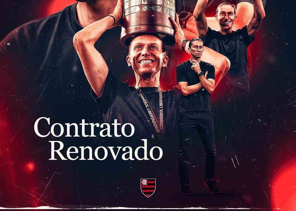 Imagem da noticia Flamengo anuncia renovação de contrato com Filipe Luís
