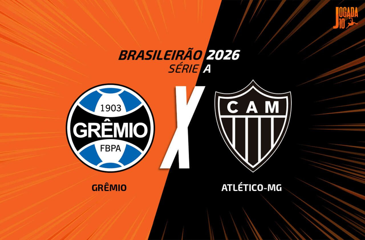 Imagem da noticia Grêmio x Atlético-MG: onde assistir, escalações e arbitragem
