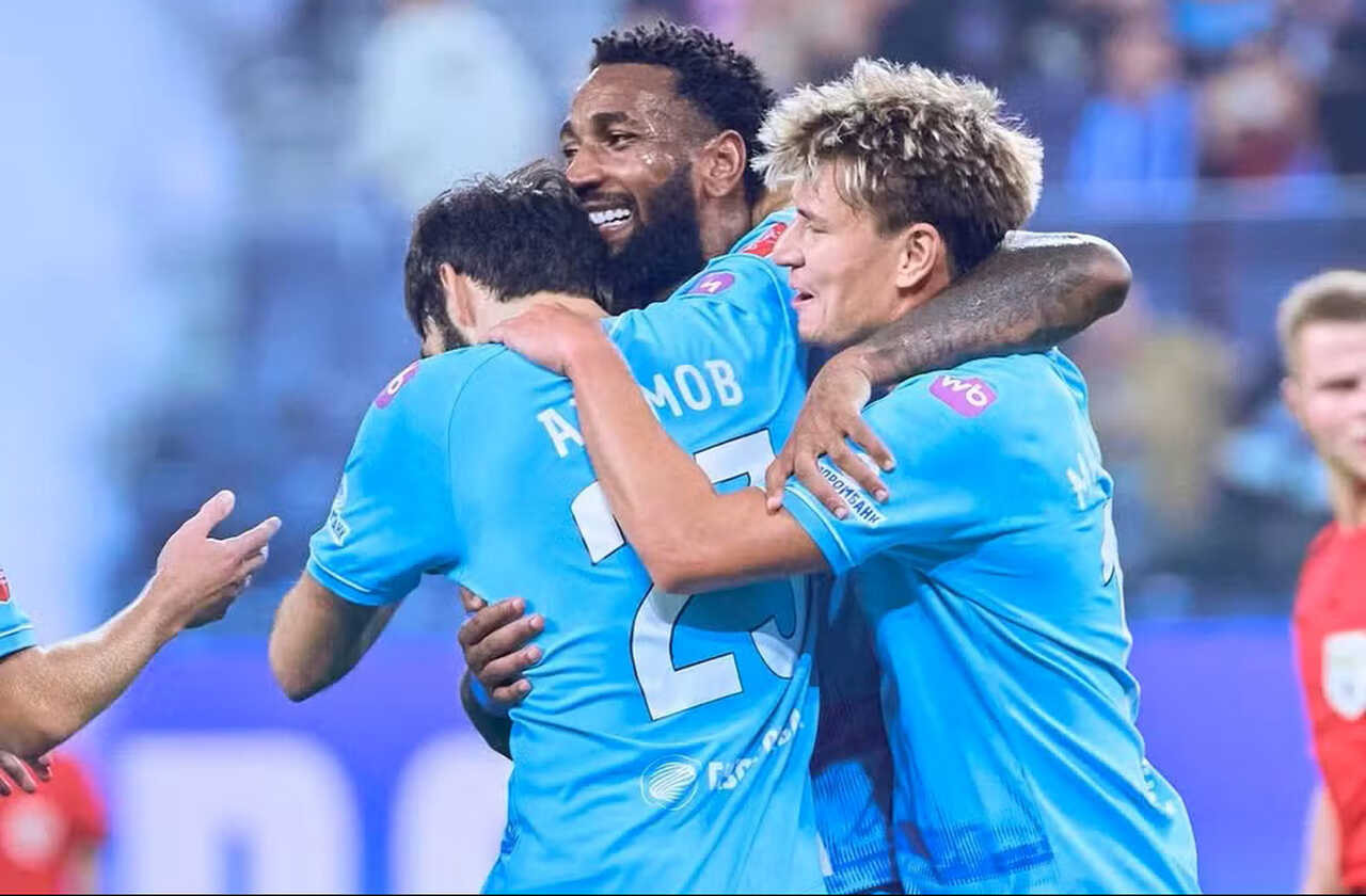 Imagem da noticia Gerson celebra primeiro gol pelo Zenit e adaptação: "Ter outros brasileiros ajuda"