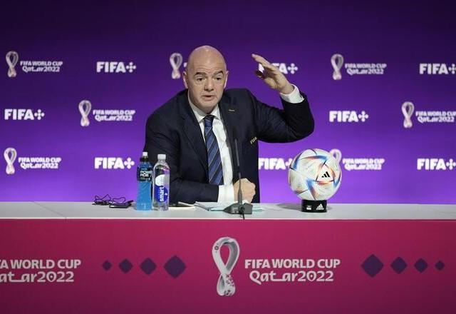 Imagem da noticia Infantino revela intenção de mudar formato da Copa do Mundo de 2026