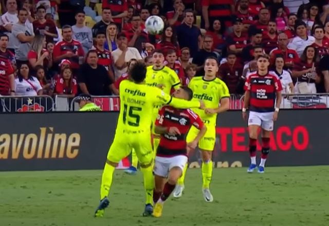 Imagem da noticia Flamengo x Palmeiras: CBF divulga áudio do VAR em expulsão de Gustavo Gómez