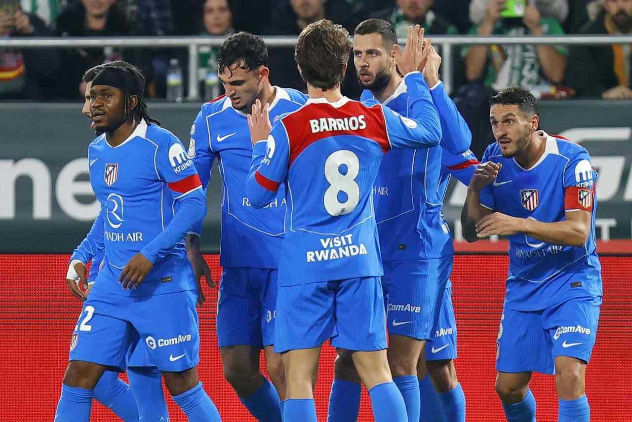 Imagem da noticia Atlético de Madrid goleia o Betis e vai às semifinais da Copa do Rei