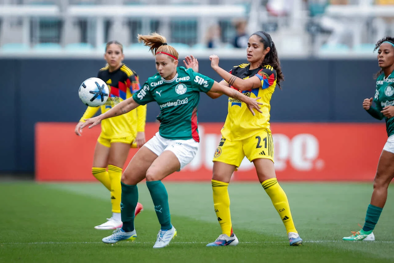Imagem da noticia Palmeiras supera América-MEX e está na final de torneio feminino nos EUA
