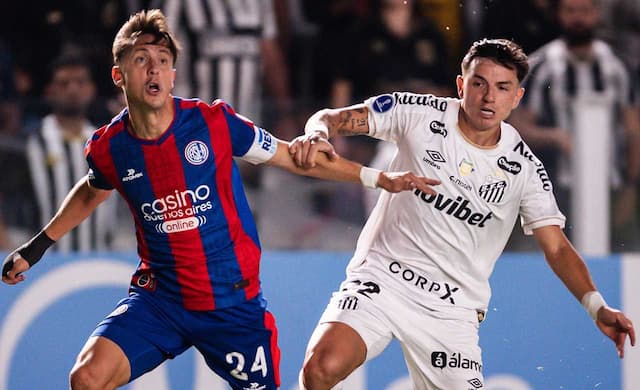 Santos volta a vacilar e tropeça em casa diante do San Lorenzo Santos volta a vacilar e tropeça em casa diante do San Lorenzo