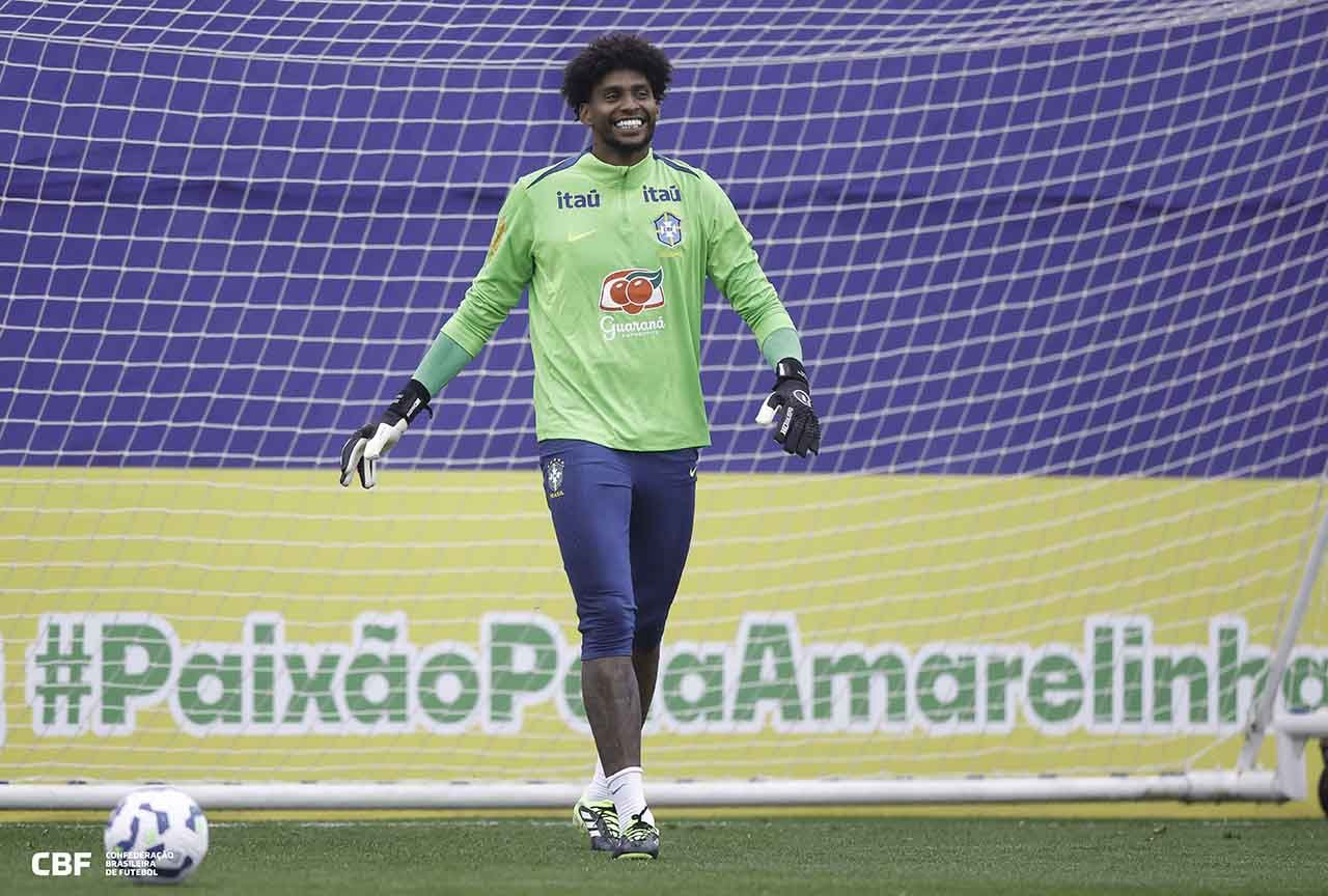 Imagem da noticia Seleção: Hugo Souza treina como titular e vai enfrentar o Japão