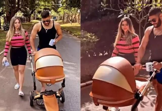 Imagem da noticia Filha de Hulk tem carrinho de bebê avaliado em R$ 22 mil