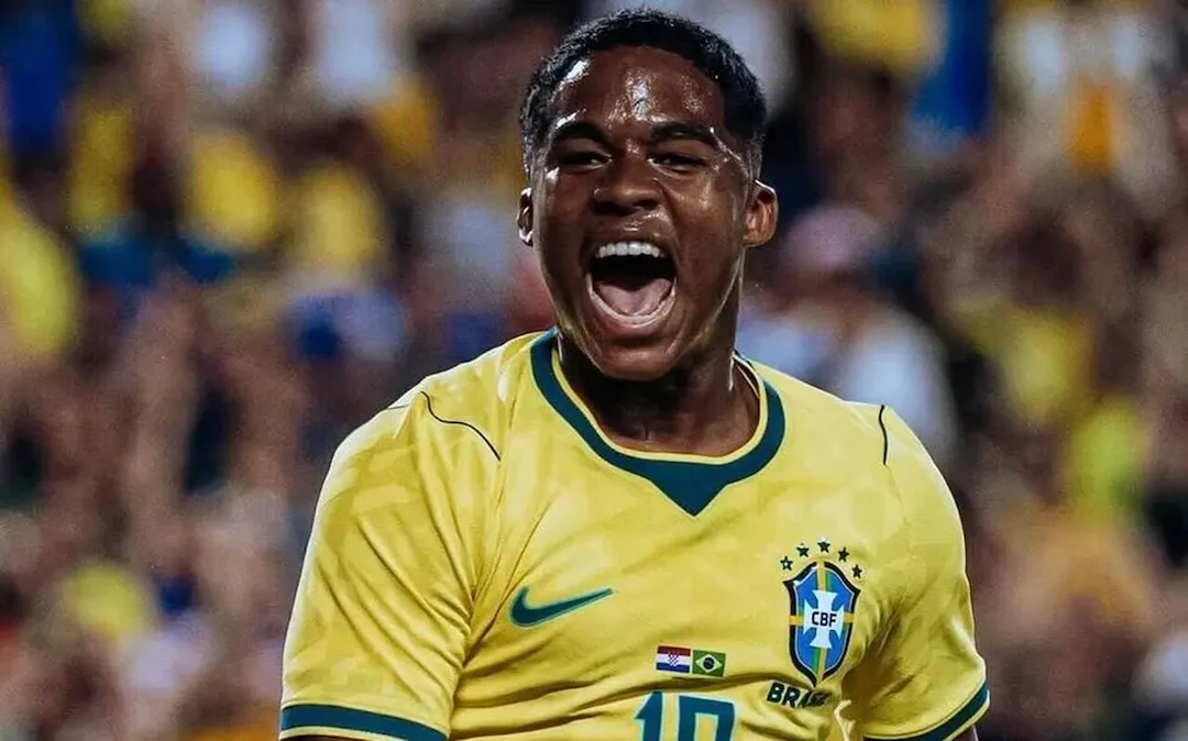 Endrick comemora primeira convocação para Copa; Vini Jr também se pronuncia