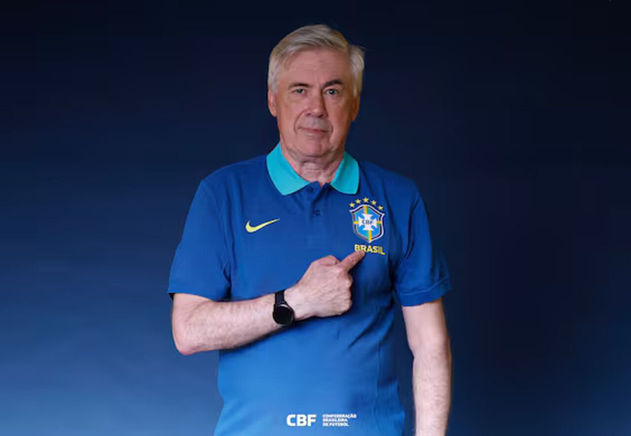 Imagem da noticia Jornal espanhol crava renovação de Ancelotti com a Seleção até 2030