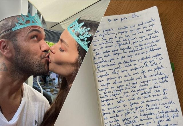 Imagem da noticia Joana Sanz indica fim do casamento com Daniel Alves: "Sensação de abandono"