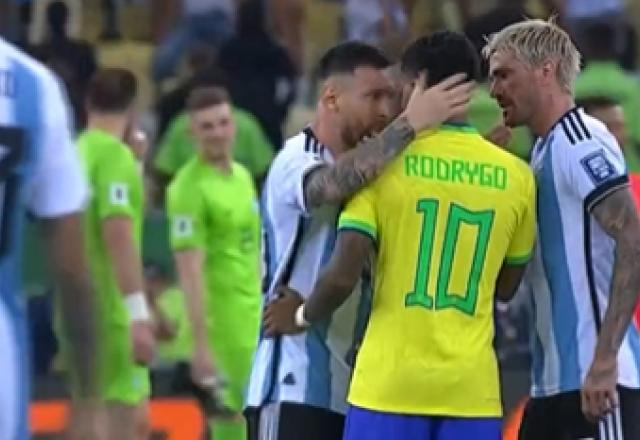 Imagem da noticia Jornal revela o que Messi disse a Rodrygo em Brasil x Argentina