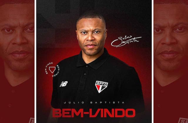 São Paulo anuncia Júlio Baptista como novo técnico do Sub-20 São Paulo anuncia Júlio Baptista como novo técnico do Sub-20