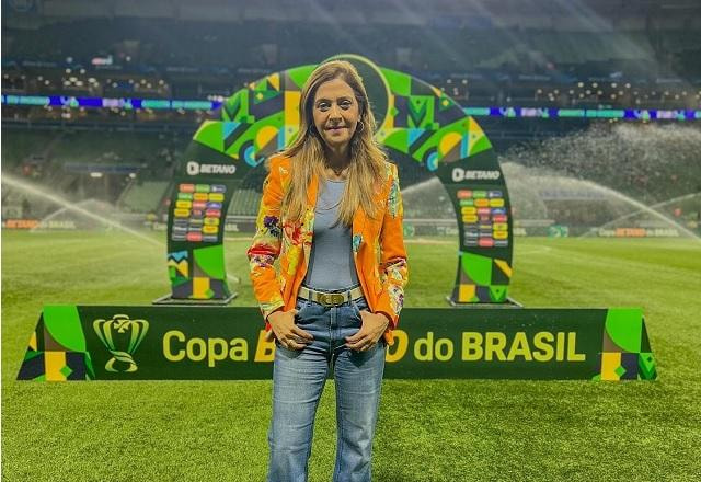 Imagem da noticia Presidente do Palmeiras, Leila condena postura do Flamengo: "Soberba enorme"