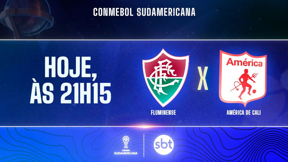 Imagem da noticia SBT transmite Fluminense x América de Cali pela Sul-Americana