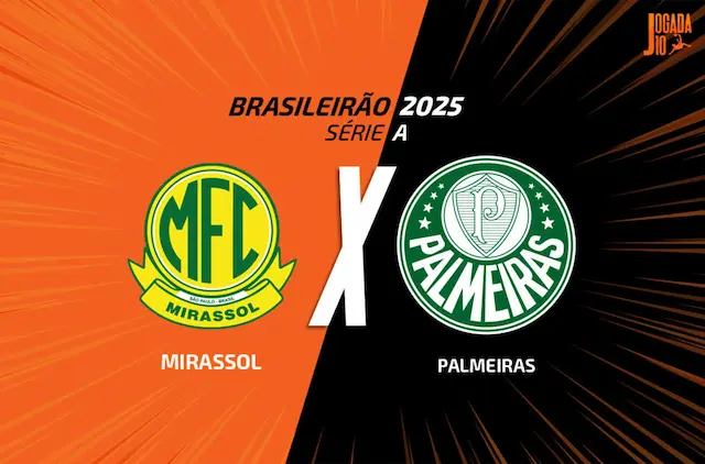 Mirassol x Palmeiras: onde assistir, escalações e arbitragem Mirassol x Palmeiras: onde assistir, escalações e arbitragem