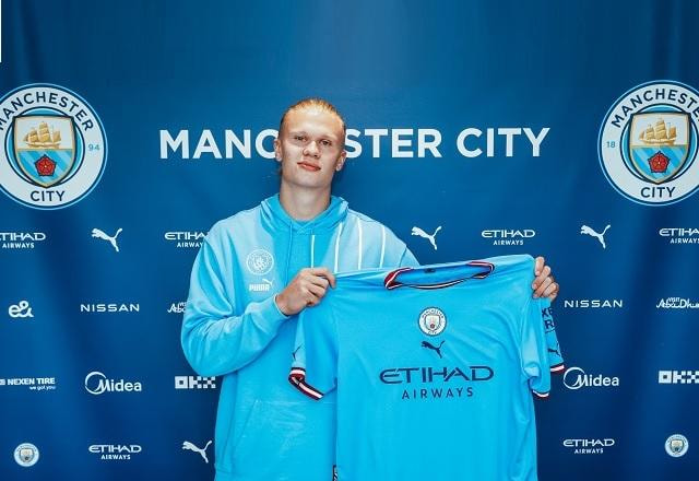 Imagem da noticia Manchester City oficializa contratação de Haaland: "Quero fazer gols"