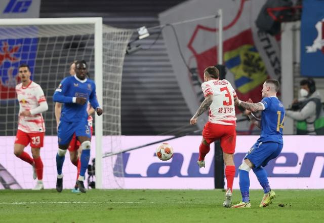 Imagem da noticia RB Leipzig vence Rangers e abre vantagem na semifinal da Europa League