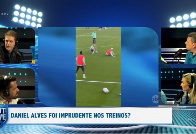 Imagem da noticia Nadine diz que Daniel Alves teria sido expulso por entrada violenta em Pedro