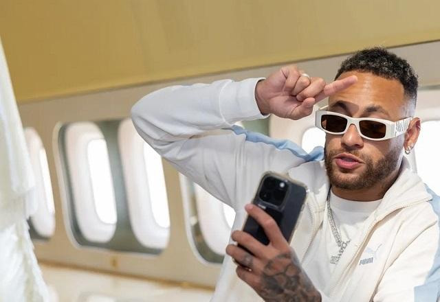 Imagem da noticia Neymar vai à Arábia Saudita em avião de R$ 1 bilhão; veja fotos