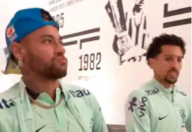 Imagem da noticia Após problema em voo, Neymar participa de primeiro treino com seleção em Turim