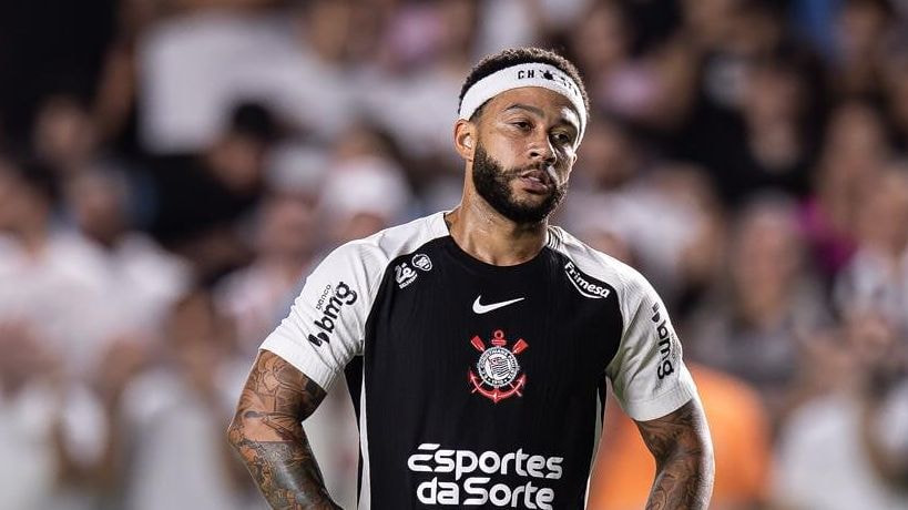 Imagem da noticia Memphis falta a treino do Corinthians por não conseguir sair do Rio de Janeiro