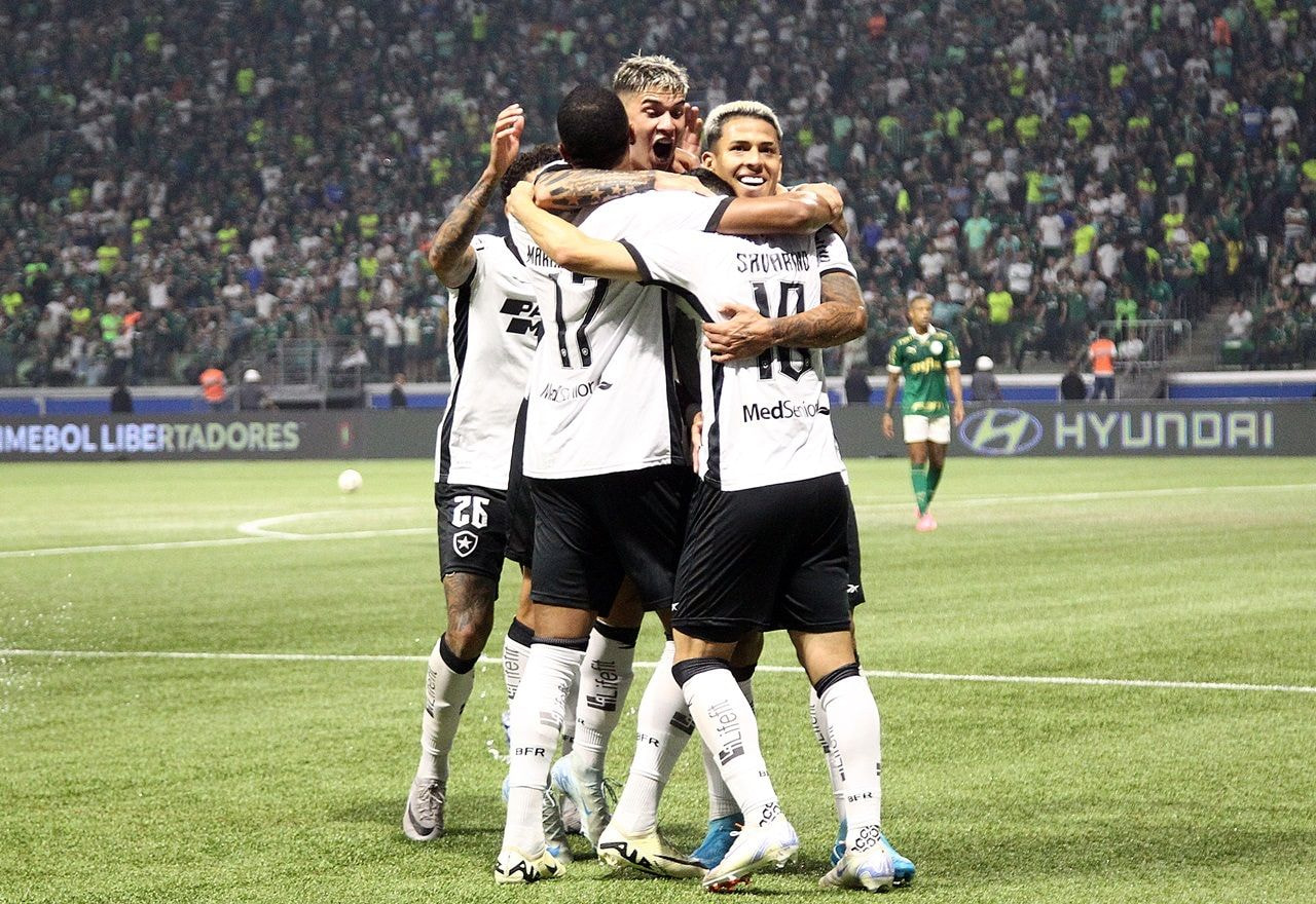 Imagem da noticia Botafogo cede empate, mas elimina Palmeiras e avança às quartas da Libertadores