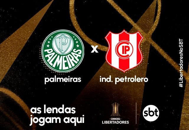 Imagem da noticia SBT transmite Palmeiras x Independiente Petrolero pela Libertadores