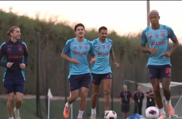 Pedro treina pela primeira vez com o elenco e aumenta chance de jogar o Intercontinental Pedro treina pela primeira vez com o elenco e aumenta chance de jogar o Intercontinental