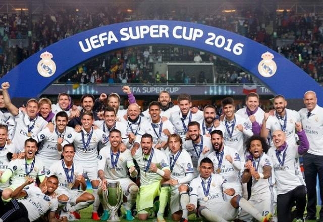 Imagem da noticia Maior campeão da Champions, Real Madrid disputará apenas sua sétima Supercopa