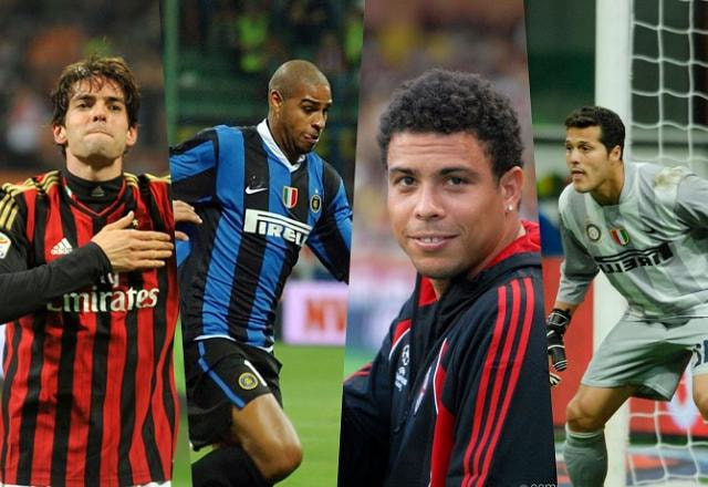 Imagem da noticia Relembre brasileiros que fizeram história na Itália por Milan e Inter de Milão