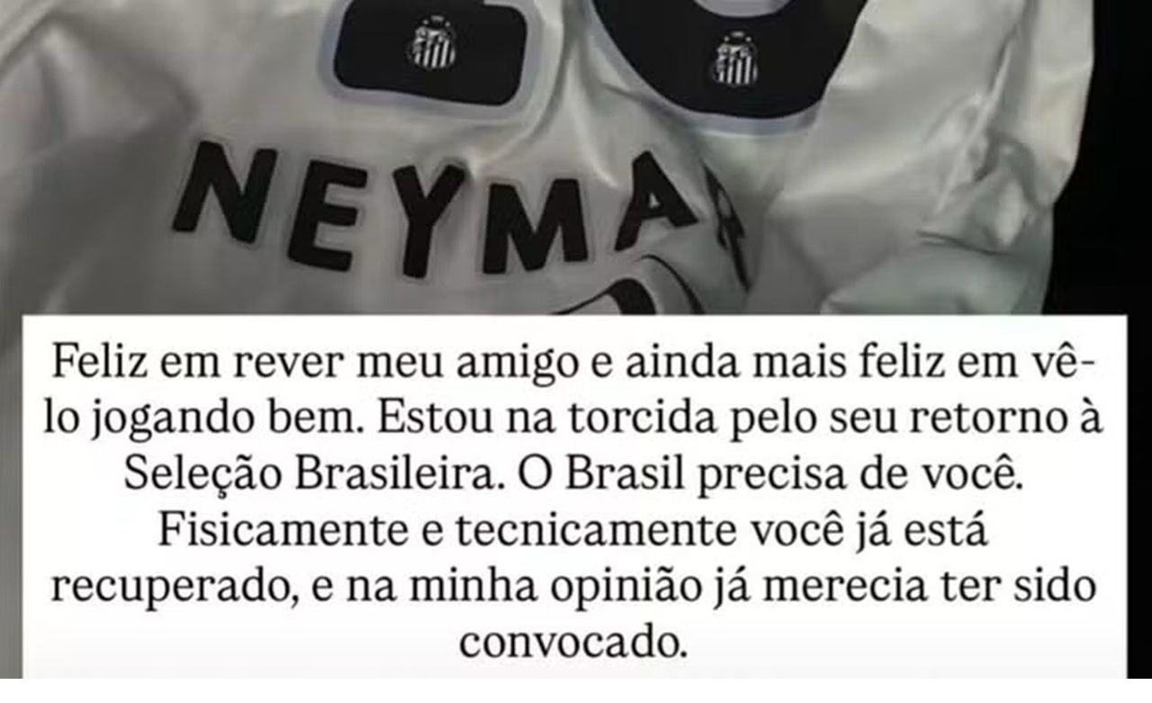 Imagem da noticia Renato Gaúcho agradece presente de Neymar e diz que craque merecia ter sido convocado