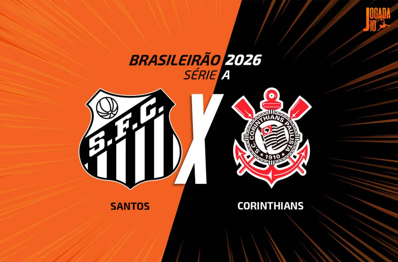 Imagem da noticia Santos x Corinthians: onde assistir, escalações e arbitragem