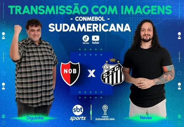 Imagem da noticia SBT Sports terá transmissão descontraída de Newell's Old Boys x Santos