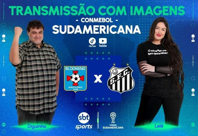 Imagem da noticia Com muito humor, SBT Sports terá transmissão alternativa da Sul-Americana