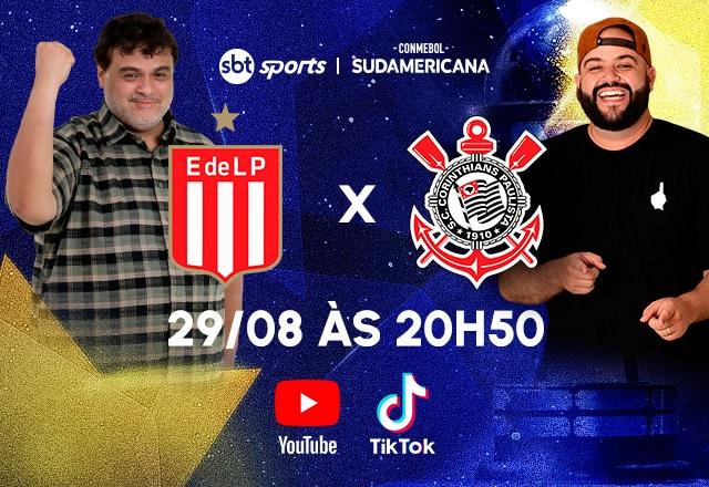 Imagem da noticia SBT Sports terá transmissão descontraída de Estudiantes x Corinthians