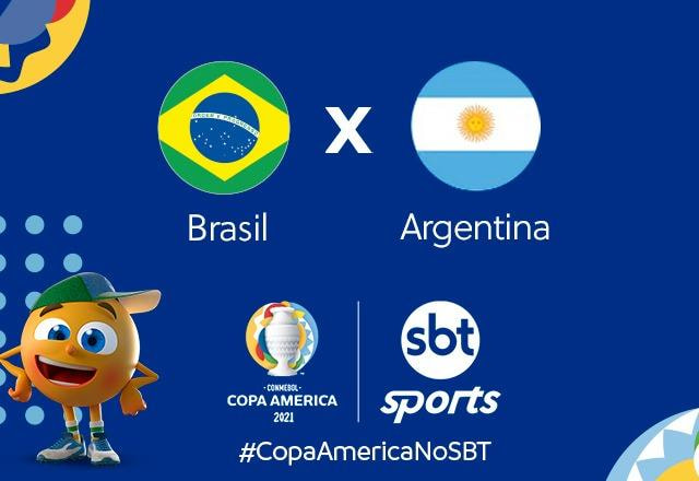 Imagem da noticia SBT terá cobertura especial para final da Copa América entre Brasil x Argentina