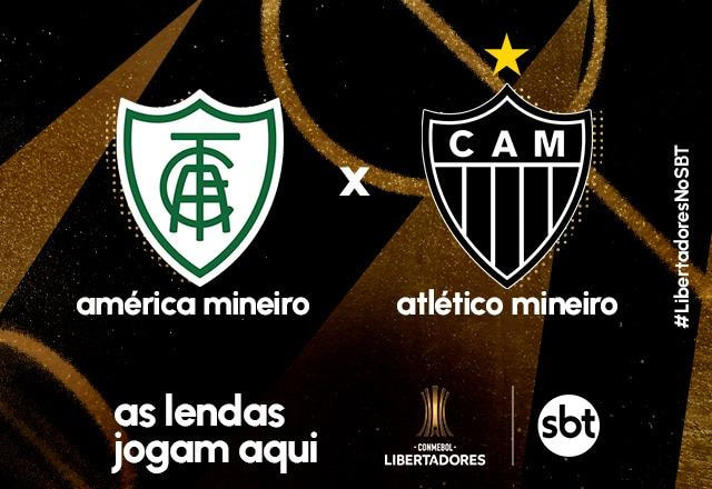 Imagem da noticia SBT transmite América-MG x Atlético-MG pela Libertadores