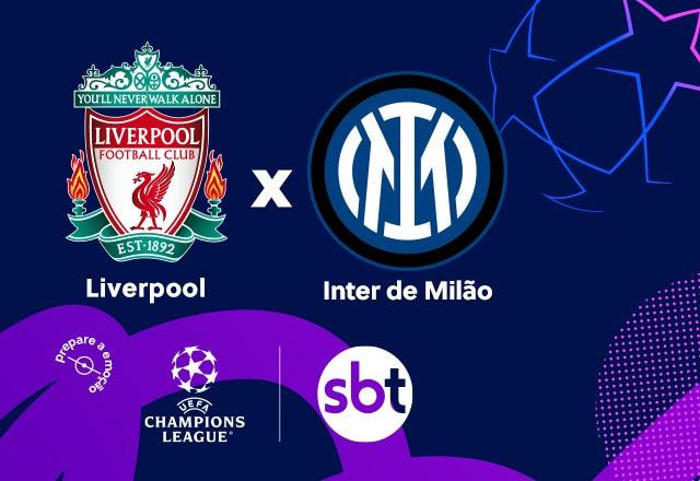 Imagem da noticia SBT transmite Liverpool x Inter de Milão pelas oitavas de final da Champions