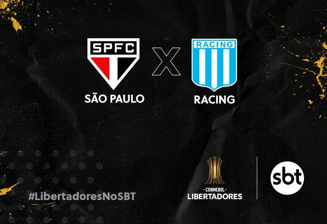 Imagem da noticia SBT transmite São Paulo x Racing nas oitavas da Libertadores