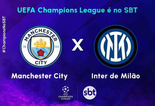 Imagem da noticia SBT transmite final da Champions League entre Manchester City e Inter de Milão