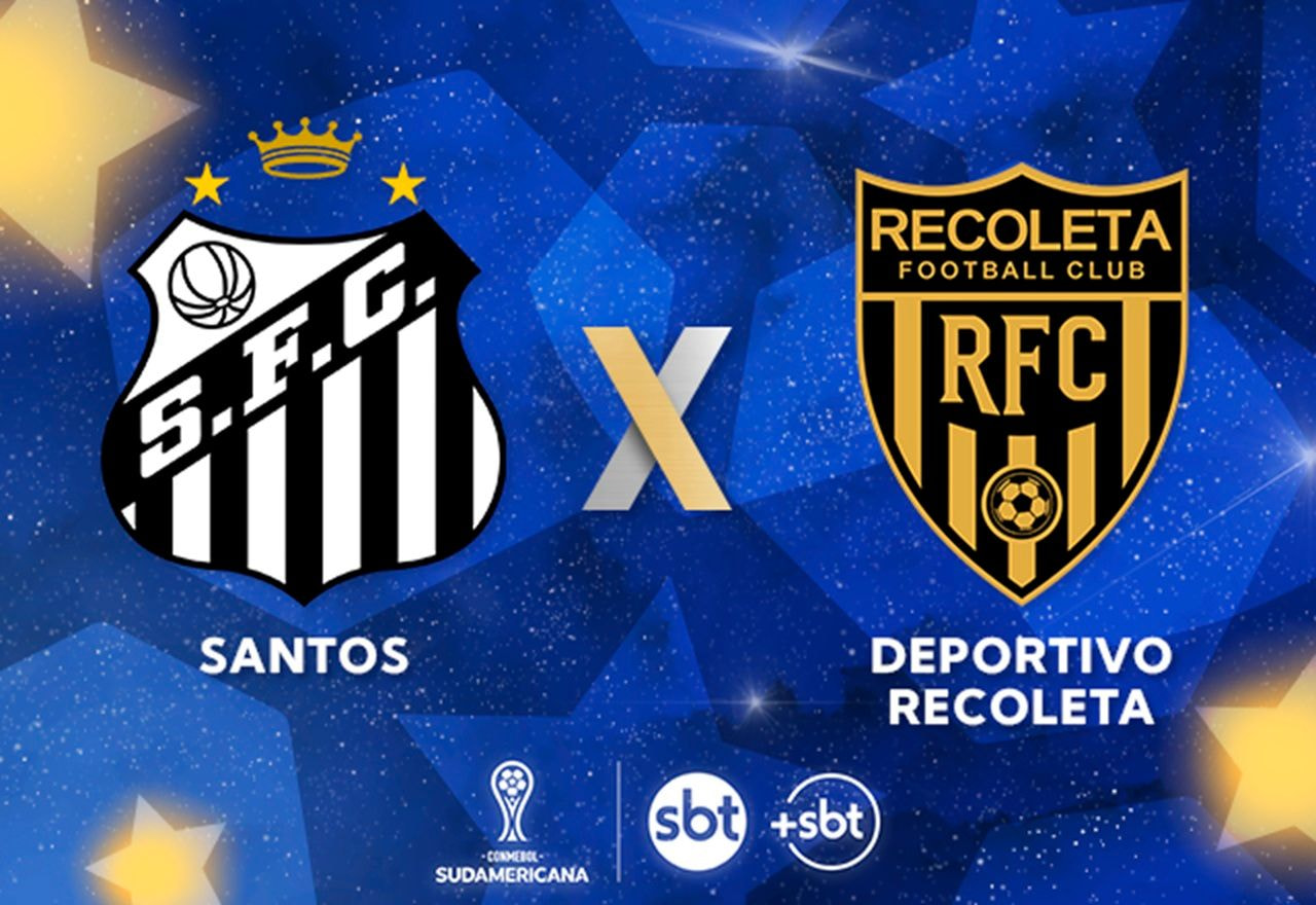 Imagem da noticia SBT transmite Santos x Deportivo Recoleta na Sul-Americana