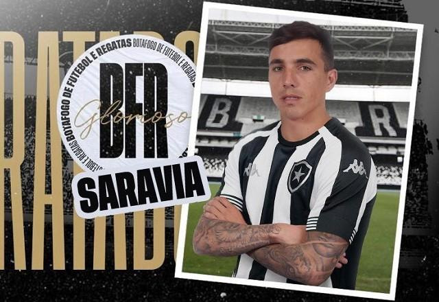 Imagem da noticia Botafogo contrata lateral argentino Saravia, ex-Internacional