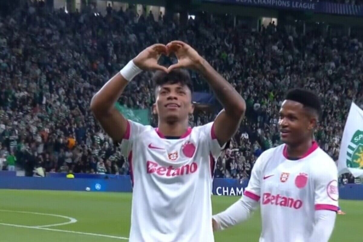 Imagem da noticia Sporting vira para cima do Olympique e cola no top-8 da Champions